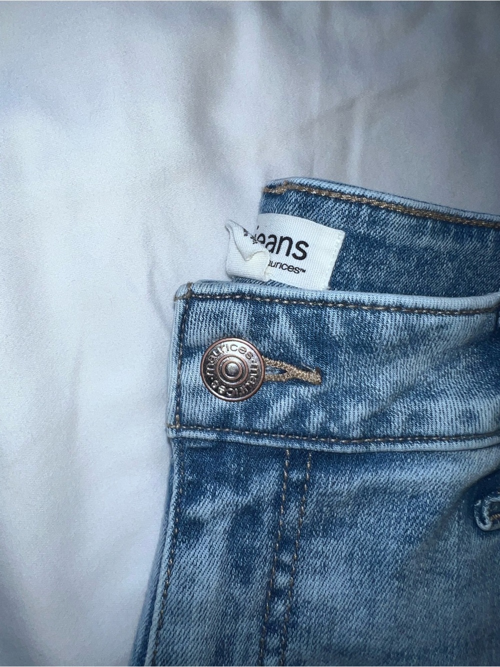 M Jeans by Maurices High Rise Slim Straight Ankle Distressed Jeans Size 14 Short - Picture 8 of 16